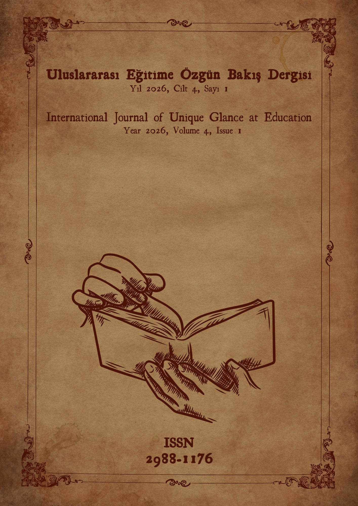 					Cilt 4 Sayı 1 (2026): Uluslararası Eğitime Özgün Bakış Dergisi Gör
				